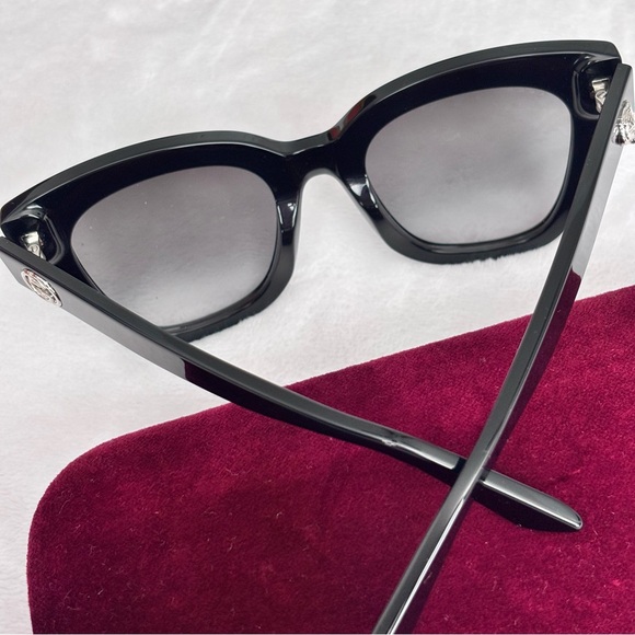 GUCCI GG0029S Black Oversize Square Fashion Sunglasses--NEW - Picture 7 of 15